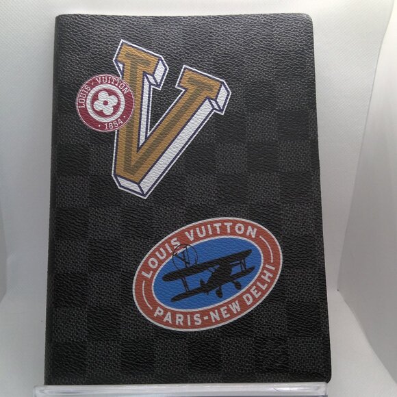 Louis Vuitton Friends Notebook Cahier Clemence Damier Graphite - Picture 1 of 9